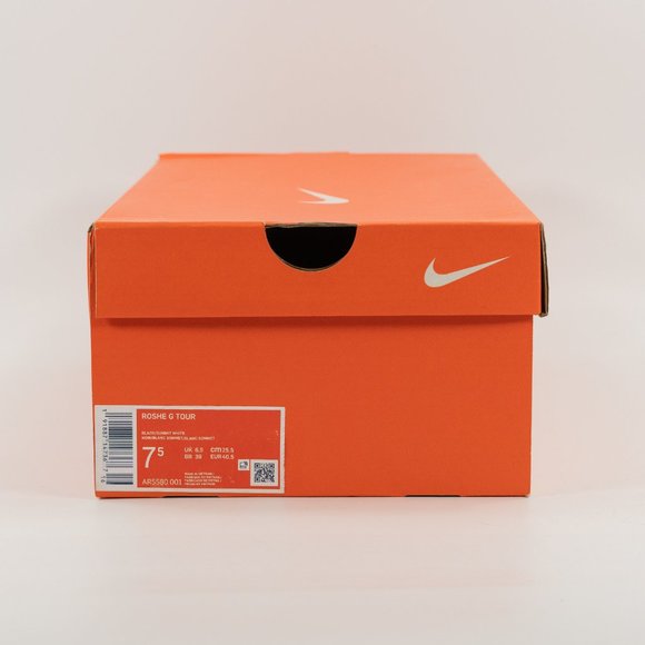 Nike Roshe G Tour \'Black\' AR5580-001 Golf Cleats size 7.5 Men / 9 Women